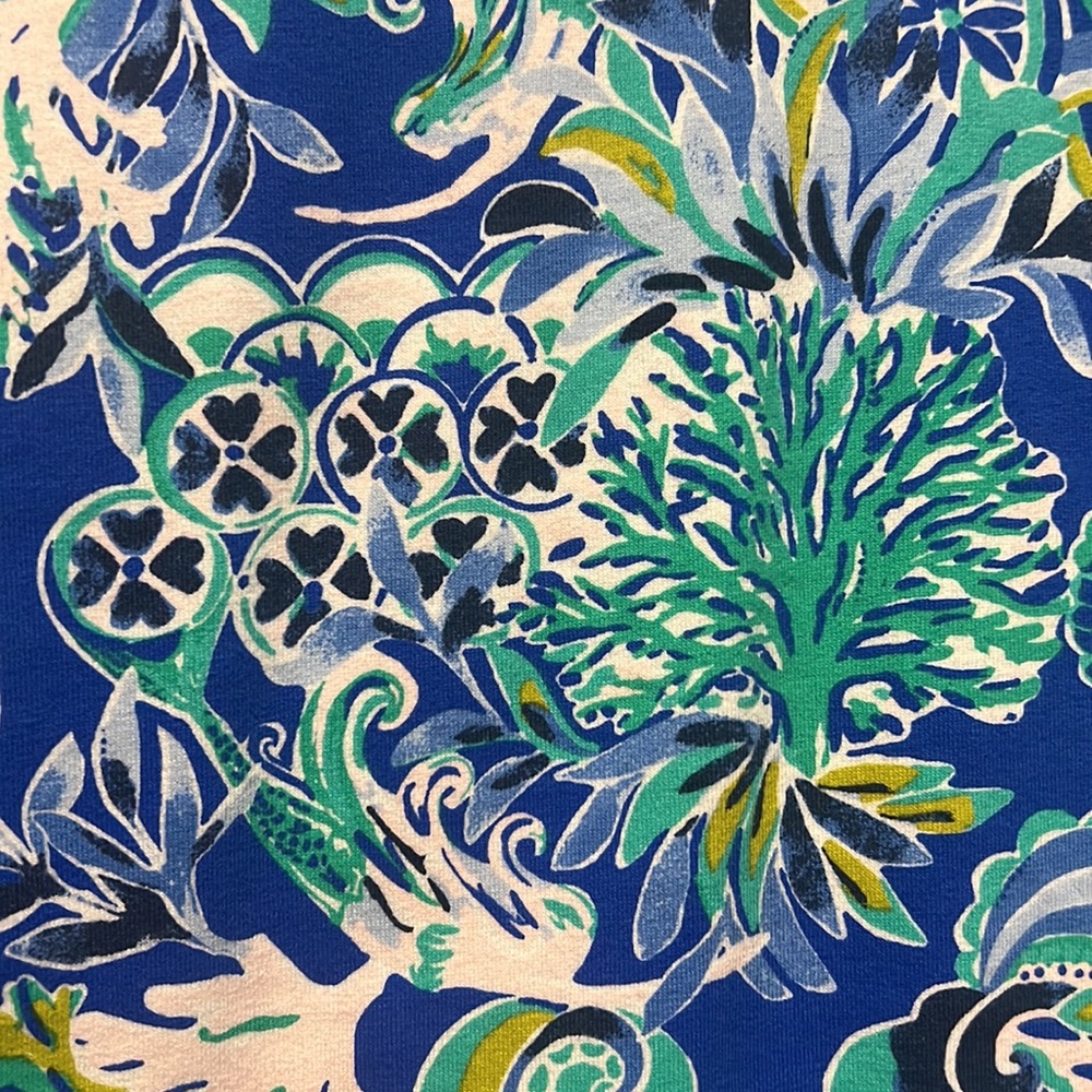 Lily Pulitzer UPF 50+ SPF skipper Popover Blue Grotto Sirens and Spirits - Picture 10 of 11